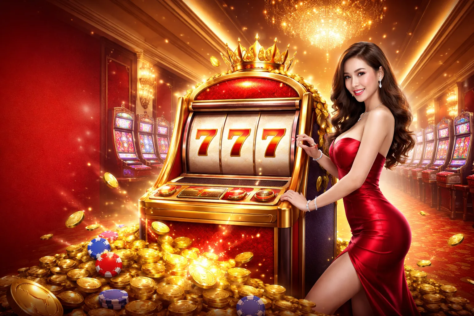 Hình ảnh nền trò chơi Toto 98 Slot với hiệu ứng ánh sáng rực rỡ
